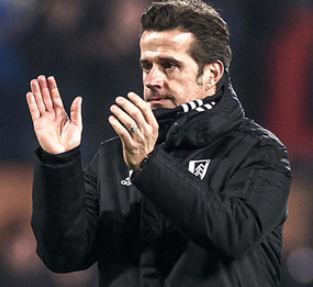 Marco Silva during the game.